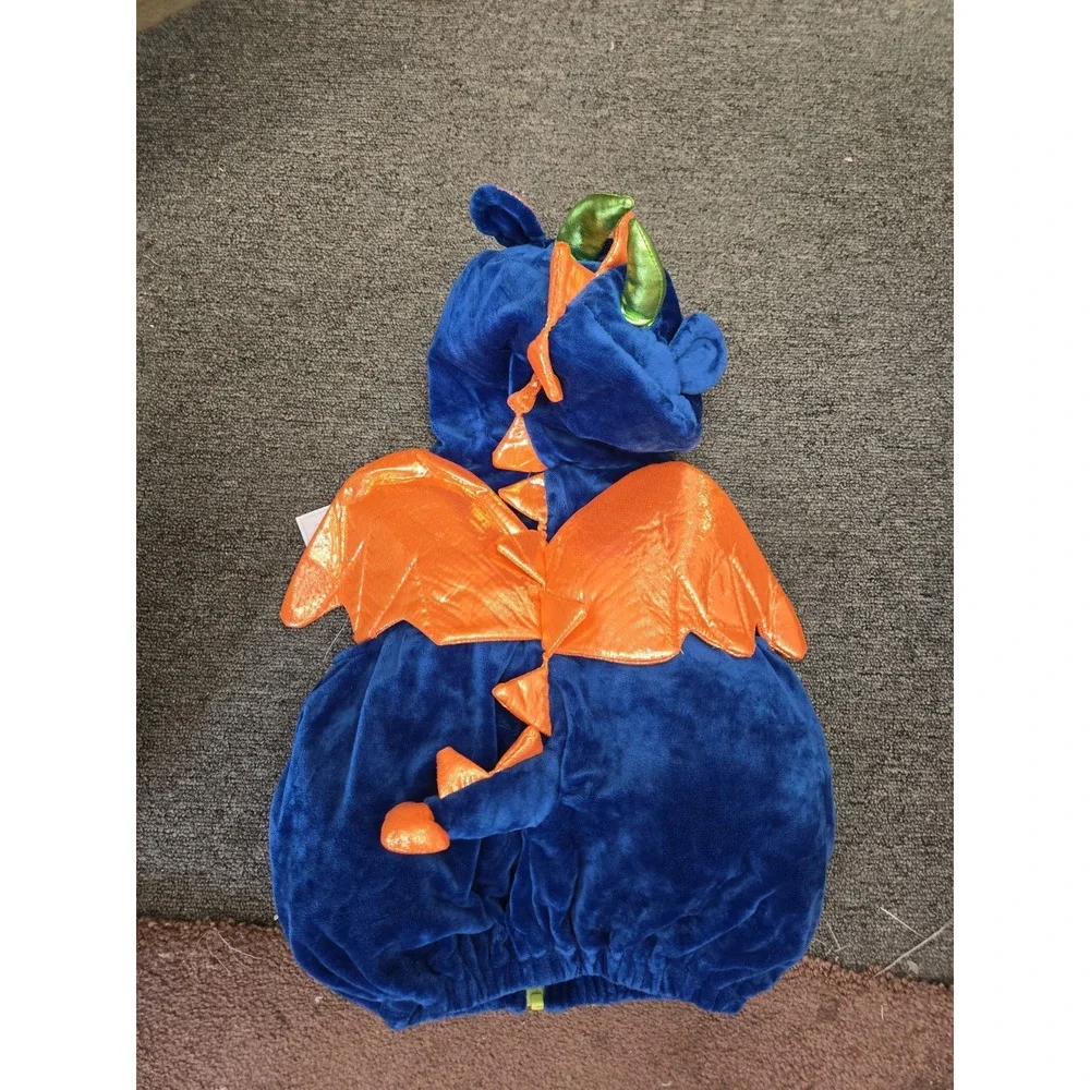 Dream Play Imagine Blue Dragon in Training Costume Infants Sz 6-9 Months